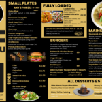 Waterside Bar and Restaurant menu page 1